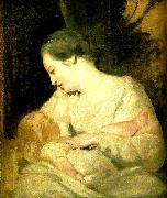 Sir Joshua Reynolds mrs richard hoare and child Spain oil painting artist